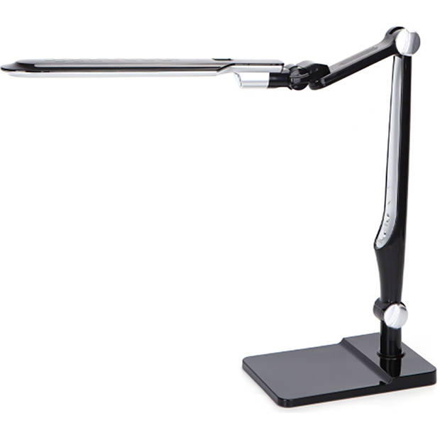 LED Bureaulamp - Aigi Marina - 9W - Aanpasbare Kleur - Dimbaar - Mat Zwart