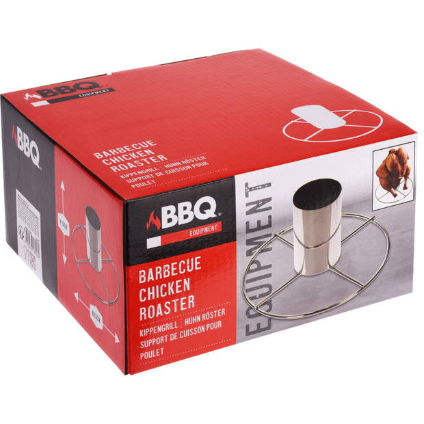 Kiprooster/kippengrill voor de barbecue/BBQ/oven RVS 20 cm - barbecueroosters