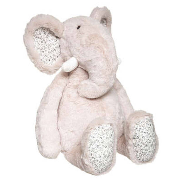 Pluche knuffel dier beige olifant 45 cm - Knuffeldier