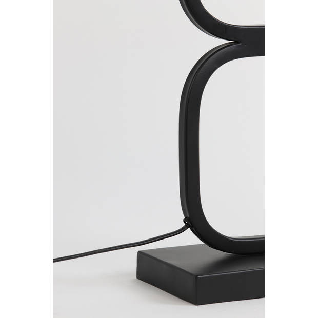 Light & Living - Lampvoet LUTIKA - 23x11.5x46cm - Zwart