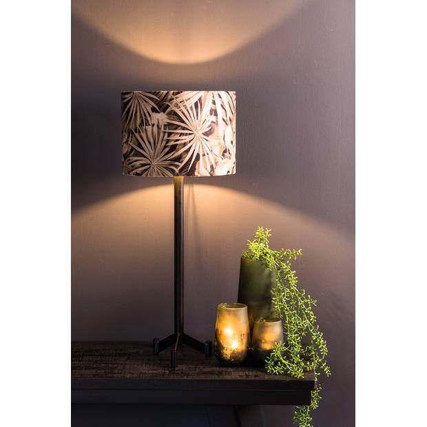 Light & Living - Lampvoet DENNIS - Ø15.5x50cm - Zwart