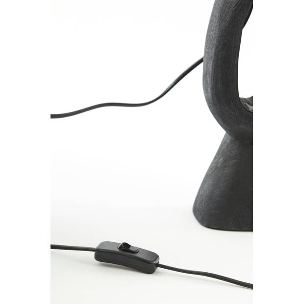 Light & Living - Lampvoet DJANGO - 11x9x45cm - Zwart