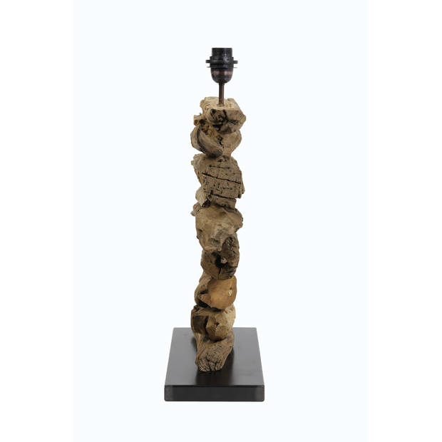 Light & Living - Lampvoet FURY - 46x17x60cm - Bruin