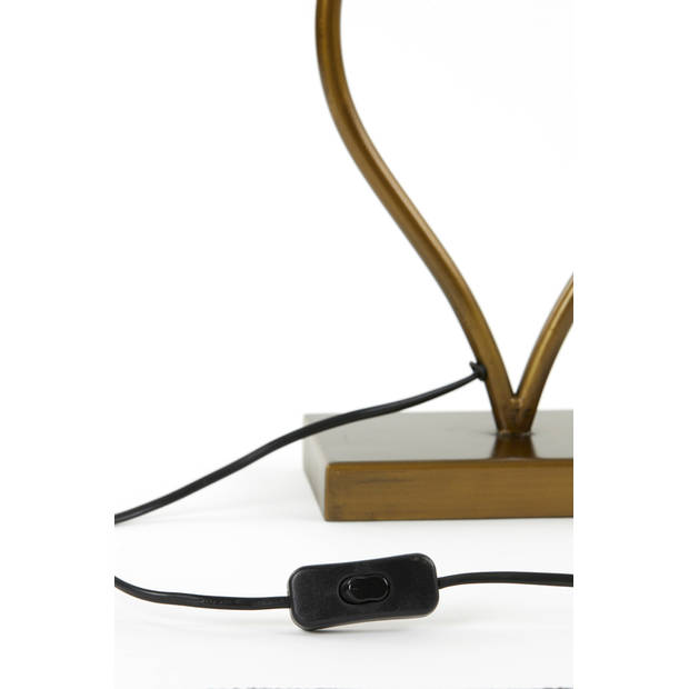 Light & Living - Lampvoet OKNO - 19.5x12x47cm - Goud