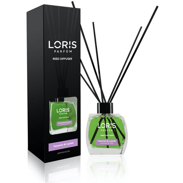 LORIS - Parfum - Geurstokjes - Huisgeur - Huisparfum - Jasmine & Lilac - 120ml