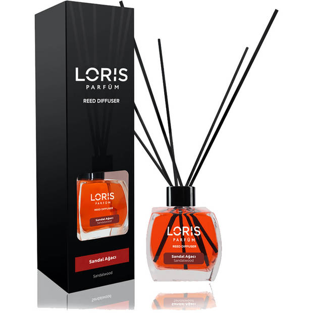 LORIS - Parfum - Geurstokjes - Huisgeur - Huisparfum - Sandalwood - 120ml