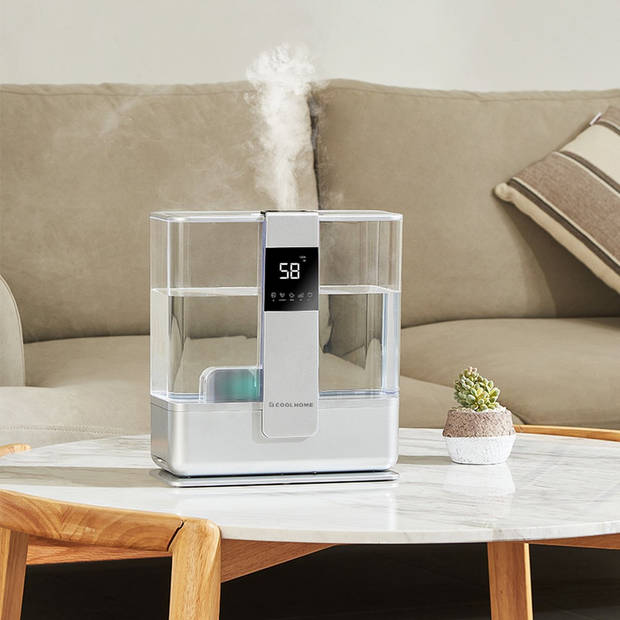 CoolHome HU23 Ultrasoon Luchtbevochtiger met Aromatherapie - Wit