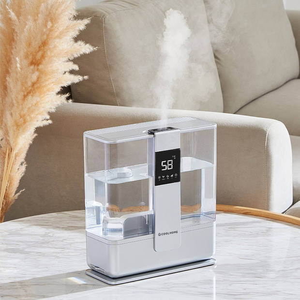 CoolHome HU23 Ultrasoon Luchtbevochtiger met Aromatherapie - Wit