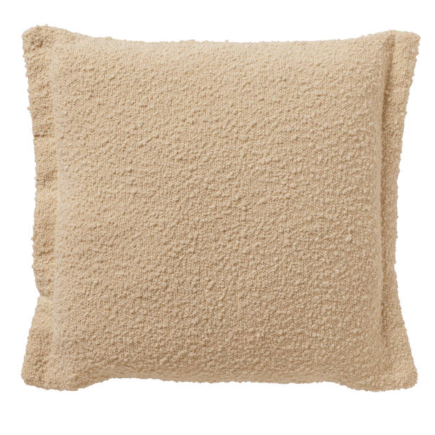 Dutch Decor - OTIS - Sierkussen 45x45 cm - effen kleur - unieke stof - Semolina - beige