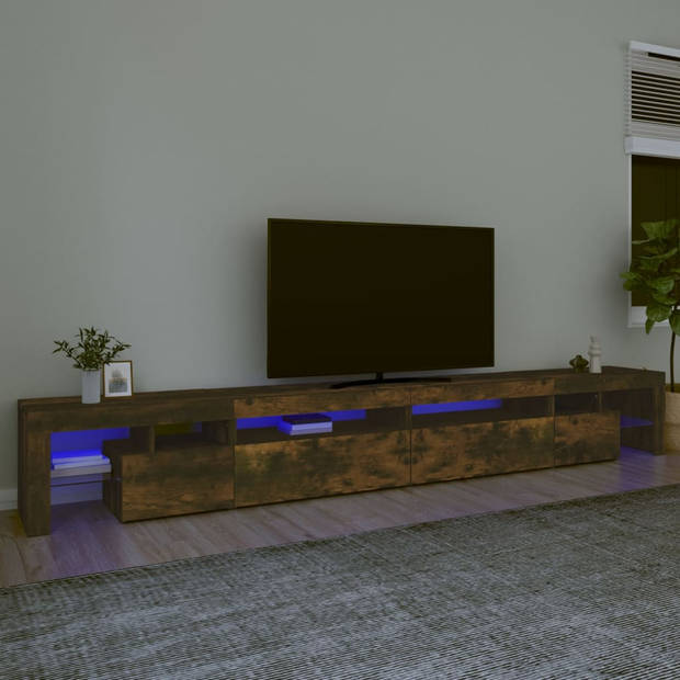 The Living Store TV-meubel naam - TV-meubel - 290 x 36.5 x 40 cm - Gerookt Eiken
