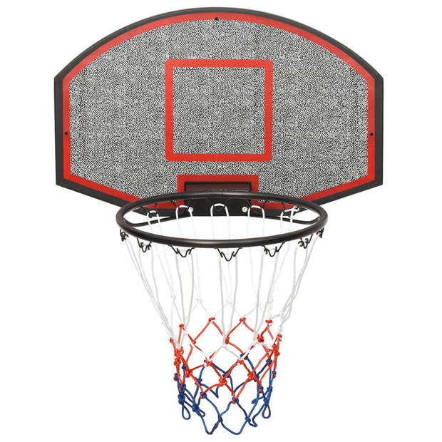 vidaXL Basketbalbord 71x45x2 cm polyetheen zwart