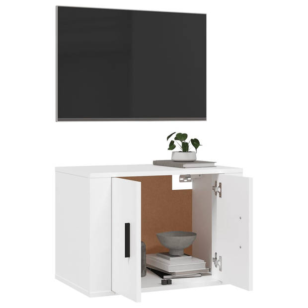 vidaXL Tv-wandmeubel 57x34,5x40 cm wit