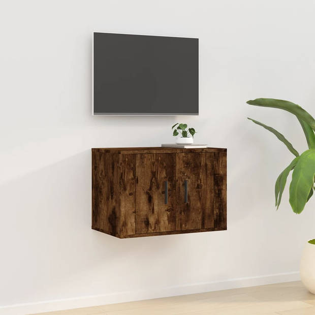 vidaXL Tv-wandmeubel 57x34,5x40 cm gerookt eikenkleurig