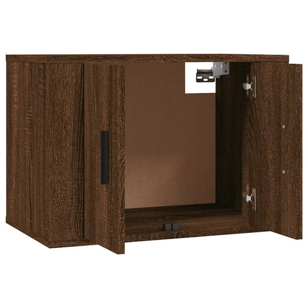 vidaXL Tv-wandmeubel 57x34,5x40 cm bruin eikenkleur