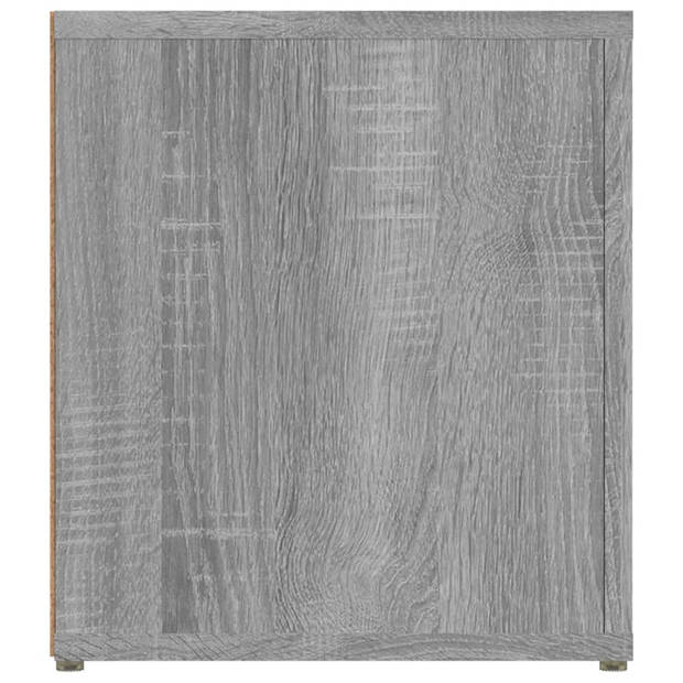 vidaXL Tv-meubels 2 st 80x31,5x36 cm bewerkt hout grijs sonoma eiken