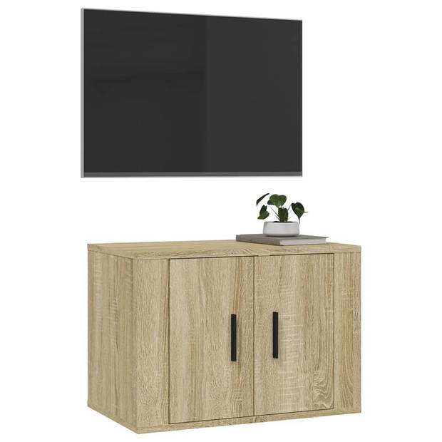 vidaXL Tv-wandmeubel 57x34,5x40 cm sonoma eikenkleurig