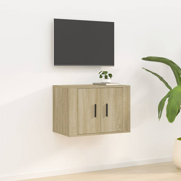 vidaXL Tv-wandmeubel 57x34,5x40 cm sonoma eikenkleurig