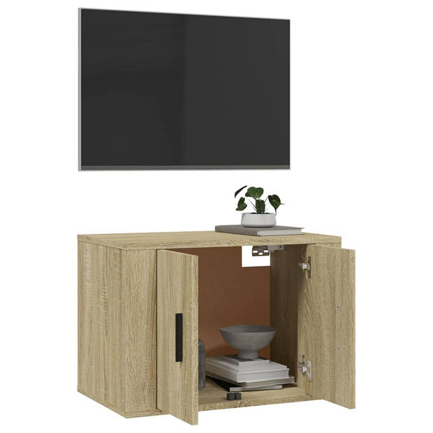 vidaXL Tv-wandmeubel 57x34,5x40 cm sonoma eikenkleurig