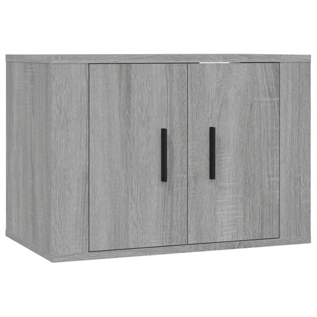 vidaXL Tv-wandmeubel 57x34,5x40 cm grijs sonoma eikenkleurig