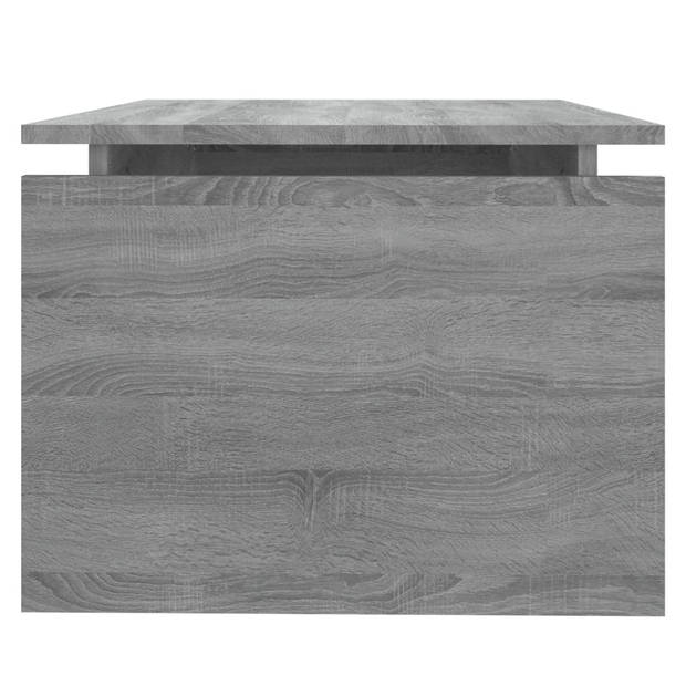 vidaXL Salontafel 68x50x38 cm bewerkt hout grijs sonoma eiken
