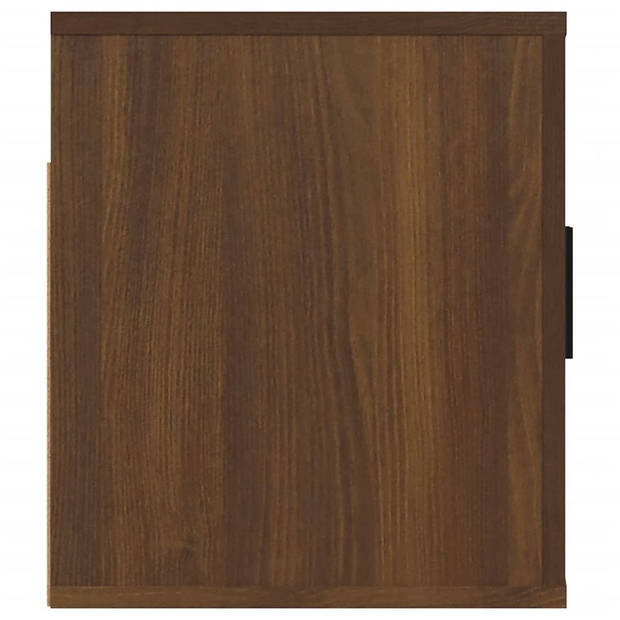 The Living Store TV-kast Classic - Wandmeubel - 100x34.5x40 cm - Bruineiken