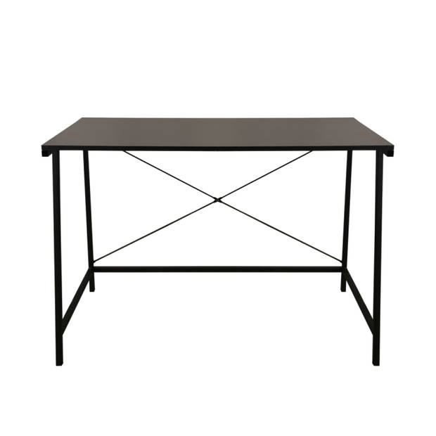 Bureau - laptoptafel - computertafel - industrieel - zwart