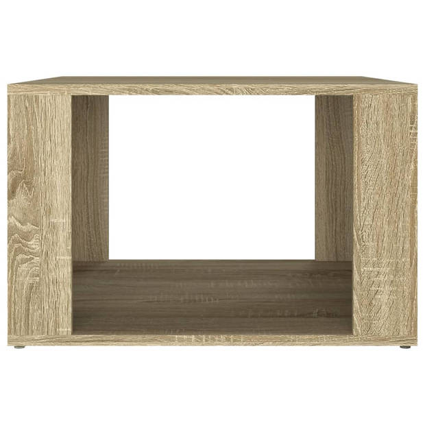 vidaXL Nachtkastje 57x55x36 cm bewerkt hout sonoma eikenkleurig