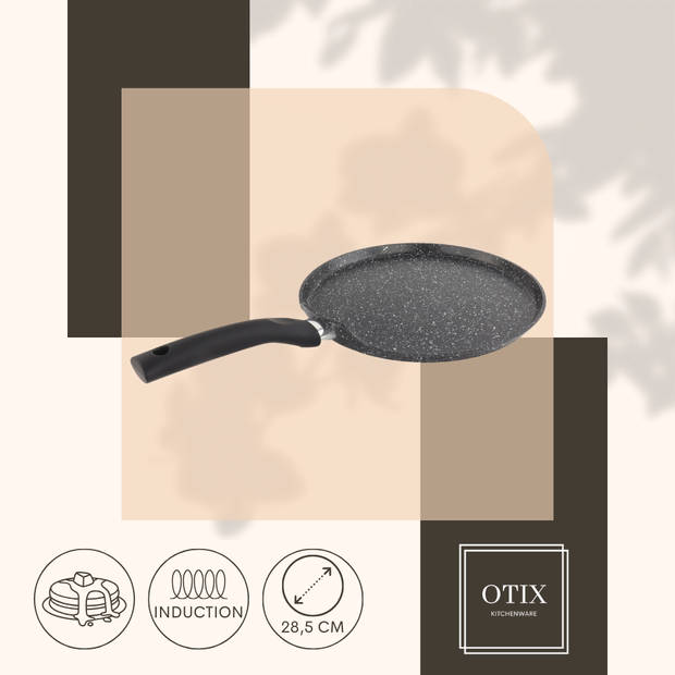 OTIX Crepe Pan - Aluminium - 28,5 cm - Crepe Maker - Inductie