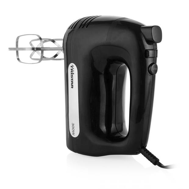 Tristar MX-4201 Hand mixer - 6 snelheidsinstellingen - 300 Watt - Inclusief deeghaken en gardes