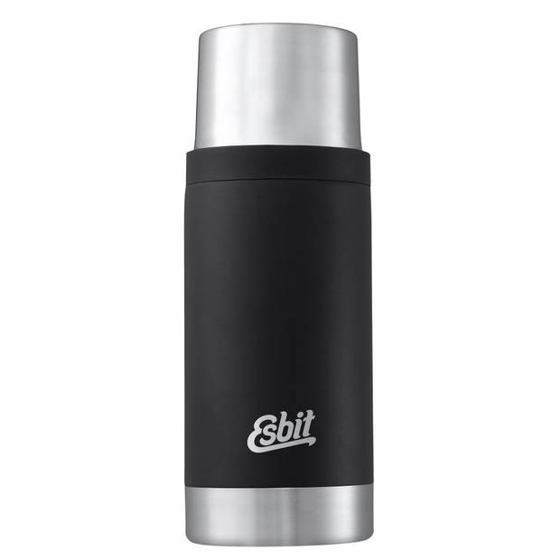 Esbit Sculptor Thermosfles - 500ml - Mat Zwart - Met Beker - Lekvrij