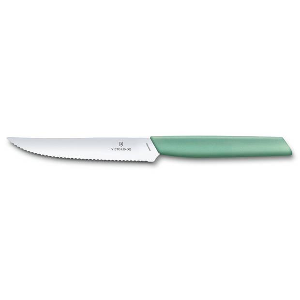 Victorinox Swiss Modern Steakmessen - 6-delig - RVS/Mintgroen - Kartel