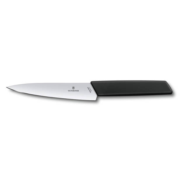 Victorinox Swiss Modern Koksmes - 15cm - RVS/PP Kunststof - Zwart