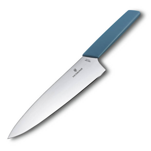 Victorinox Swiss Modern Koksmes - 20cm - RVS/PP Kunststof - Blauw