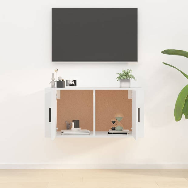 vidaXL Tv-wandmeubel 80x34,5x40 cm wit