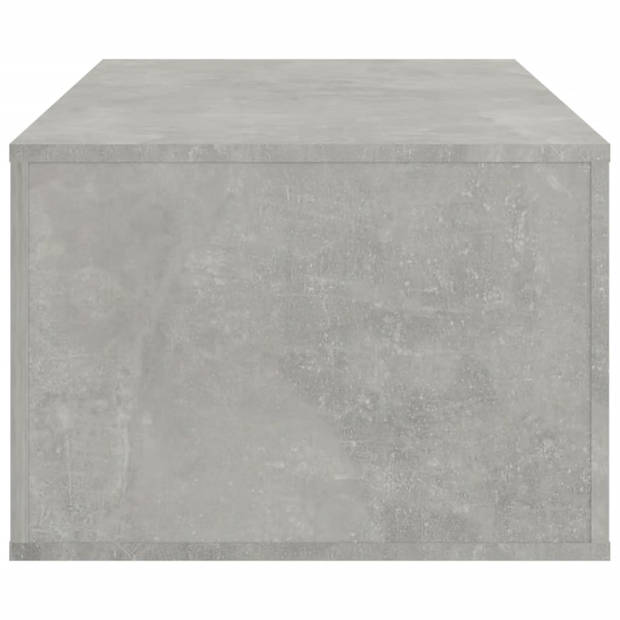 vidaXL Salontafel 100x50,5x35 cm bewerkt hout betongrijs