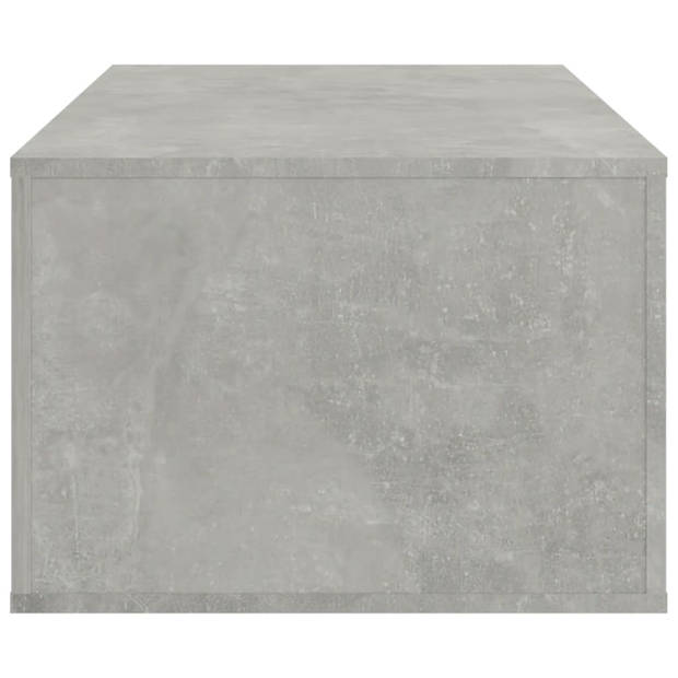 vidaXL Salontafel 100x50,5x35 cm bewerkt hout betongrijs