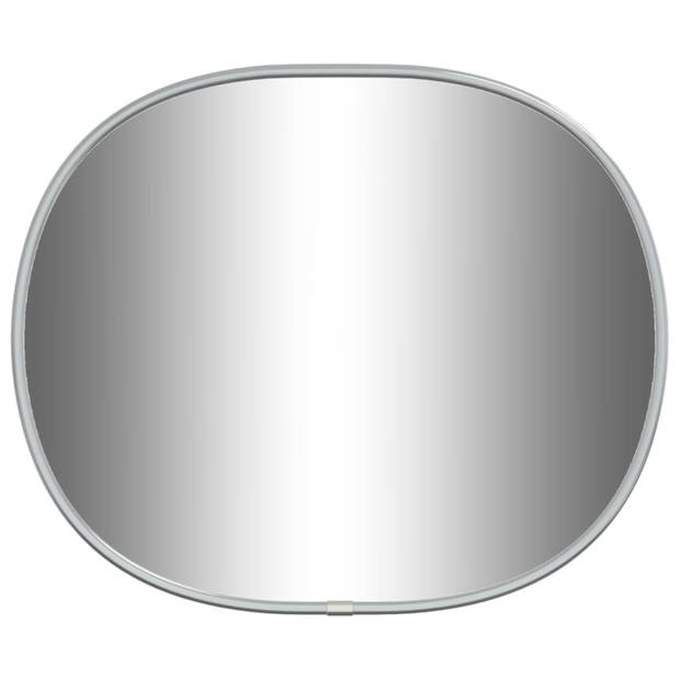vidaXL Wandspiegel 30x25 cm zilverkleurig