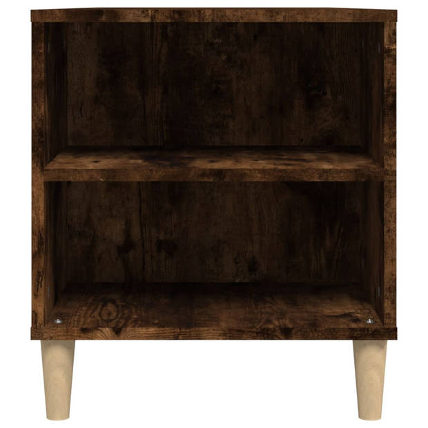 The Living Store Tv-meubel Scandinavische stijl - 102x44.5x50 cm - Gerookt eiken - Duurzaam hout