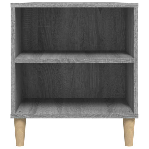 vidaXL Tv-meubel 102x44,5x50 cm bewerkt hout grijs sonoma eikenkleurig