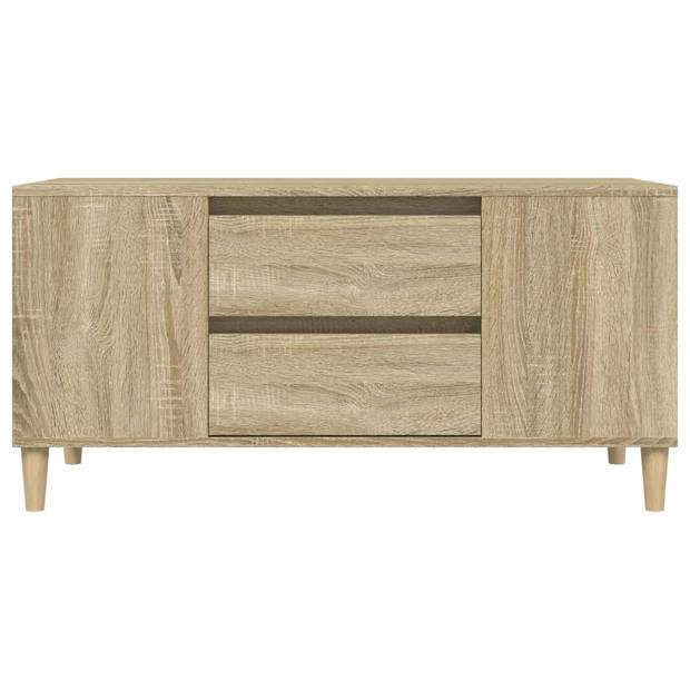 The Living Store TV-meubel - Scandinavische stijl - 102 x 44.5 x 50 cm - Sonoma eiken