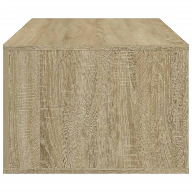 vidaXL Salontafel 100x50,5x35 cm bewerkt hout sonoma eikenkleurig