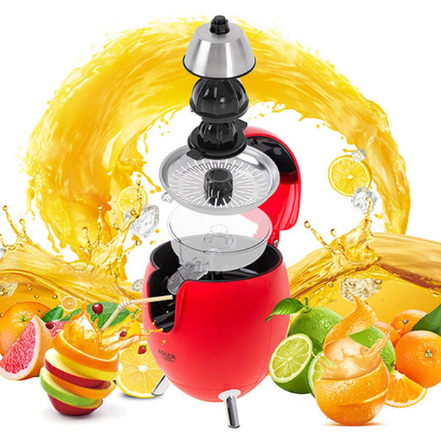 Adler AD 4013 R - Citrus Juicer - Rood - 800 Watt