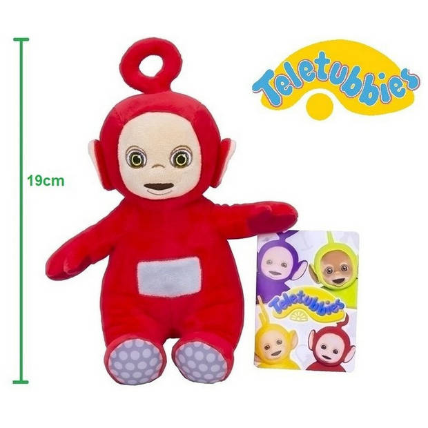 Pluche Teletubbies speelgoed knuffel Po en Tinky Winky 25 cm - Knuffelpop