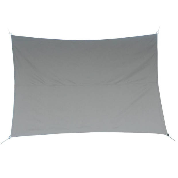 Premium kwaliteit schaduwdoek/zonnescherm Shae rechthoekig beige 2 x 3 meter met ophanghaken - Schaduwdoeken