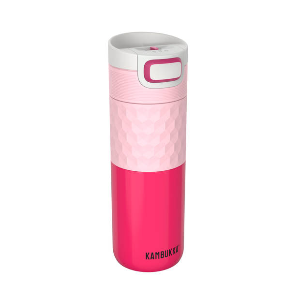 Thermosbeker/Koffiebeker - 500 ml - Lekvrij - 9 uur warm - Kambukka thermosfles - Etna Grip Diva Pink
