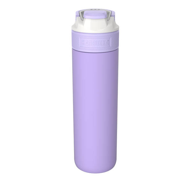 Waterfles/drinkfles geïsoleerd - 600 ml - Lekvrij - 22 uur koud - Kambukka drinkflessen - Elton Digital Lavender