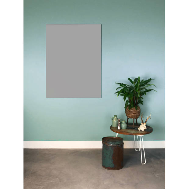 Whiteboard zonder rand - 90x120 cm - Grijs