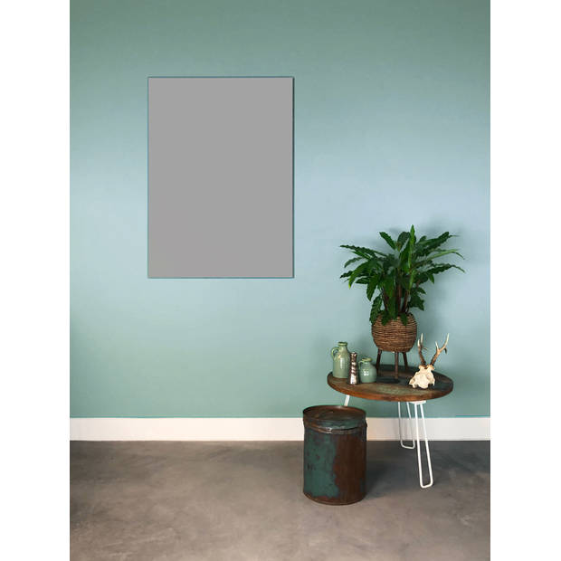 Whiteboard zonder rand - 80x110 cm - Grijs