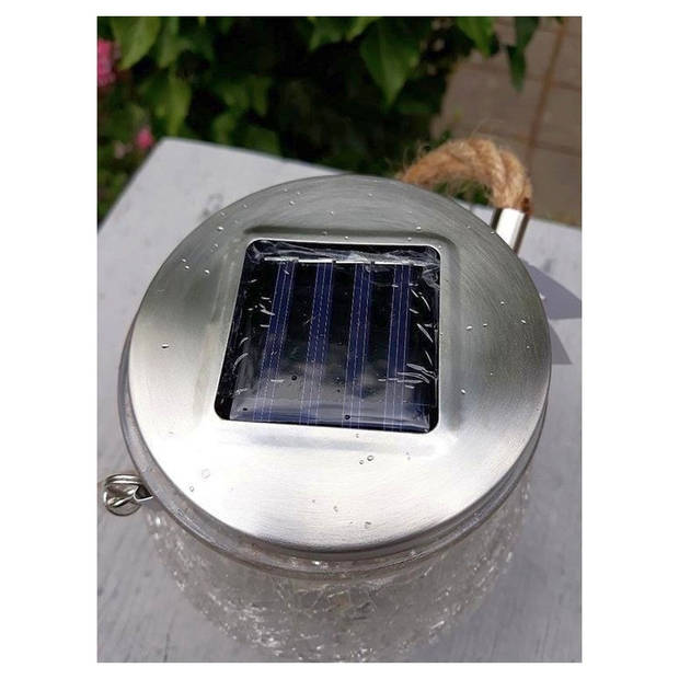 Solar Buitenlamp - LED - Viggo - Zonne-energie - Lamp - Tuinverlichting