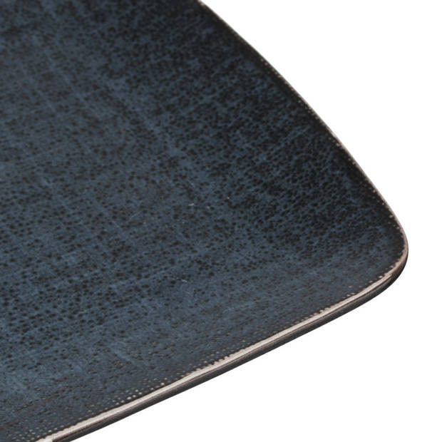 Millimi Black Jeans Sushi Bord - 27,5 x 18 cm - Keramiek